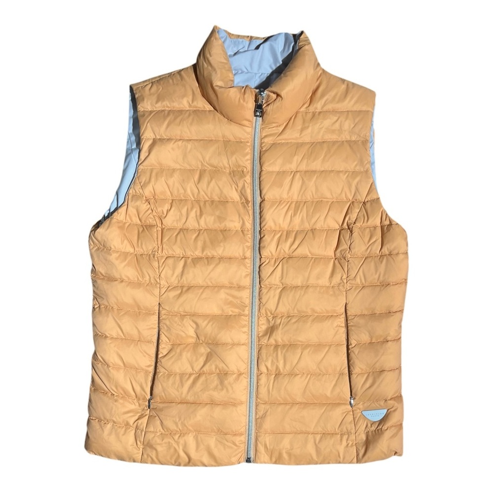 Intuition Paris Reversible Light Down Puffer Vest Peach